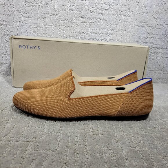 Rothy's The Loafer Fawn Caramel Round Toe Slip on Shoes Women's Multiple Sizes - Picture 5 of 13